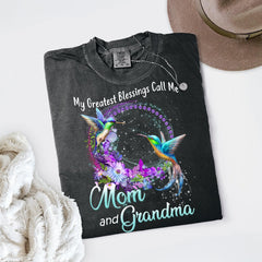 My Greatest Blessings Call Me Mom and Grandma Comfort Colors® Shirt