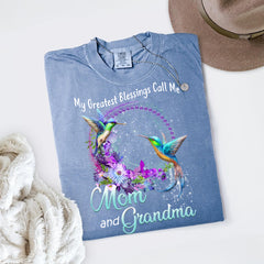My Greatest Blessings Call Me Mom and Grandma Comfort Colors® Shirt