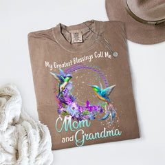 My Greatest Blessings Call Me Mom and Grandma Comfort Colors® Shirt