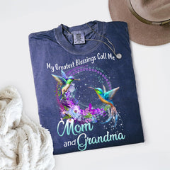 My Greatest Blessings Call Me Mom and Grandma Comfort Colors® Shirt