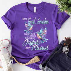 Being a Great Grandma makes me Joyful and Blessed