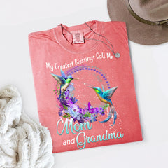 My Greatest Blessings Call Me Mom and Grandma Comfort Colors® Shirt