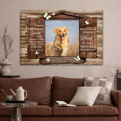 Personalized Canvas Prints, Custom Photo, Dog Lovers , Cat Lovers  His Legend Canvas