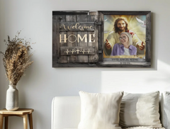 Personalized Memorial Canvas,Welcome Home Canvas, Hislegend Canvas