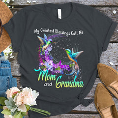My Greatest Blessings Call Me Mom and Grandma T-shirt
