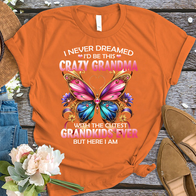 I'D Be This Crazy Grandma T-shirt