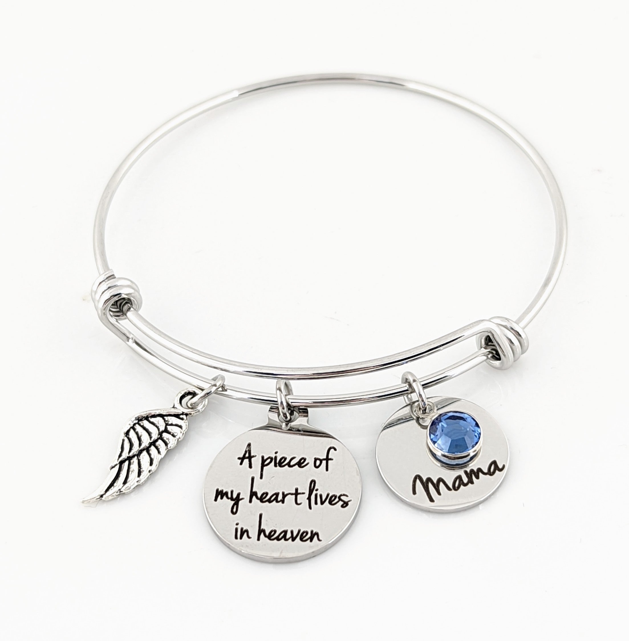 "Piece Of My Heart" Memorial Bracelet