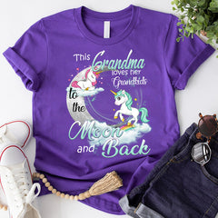 This Grandma Loves Her Grandkids To The Moon and Back