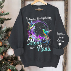 My Greatest Blessings Call Me Mom and Grandma Sweatshirt