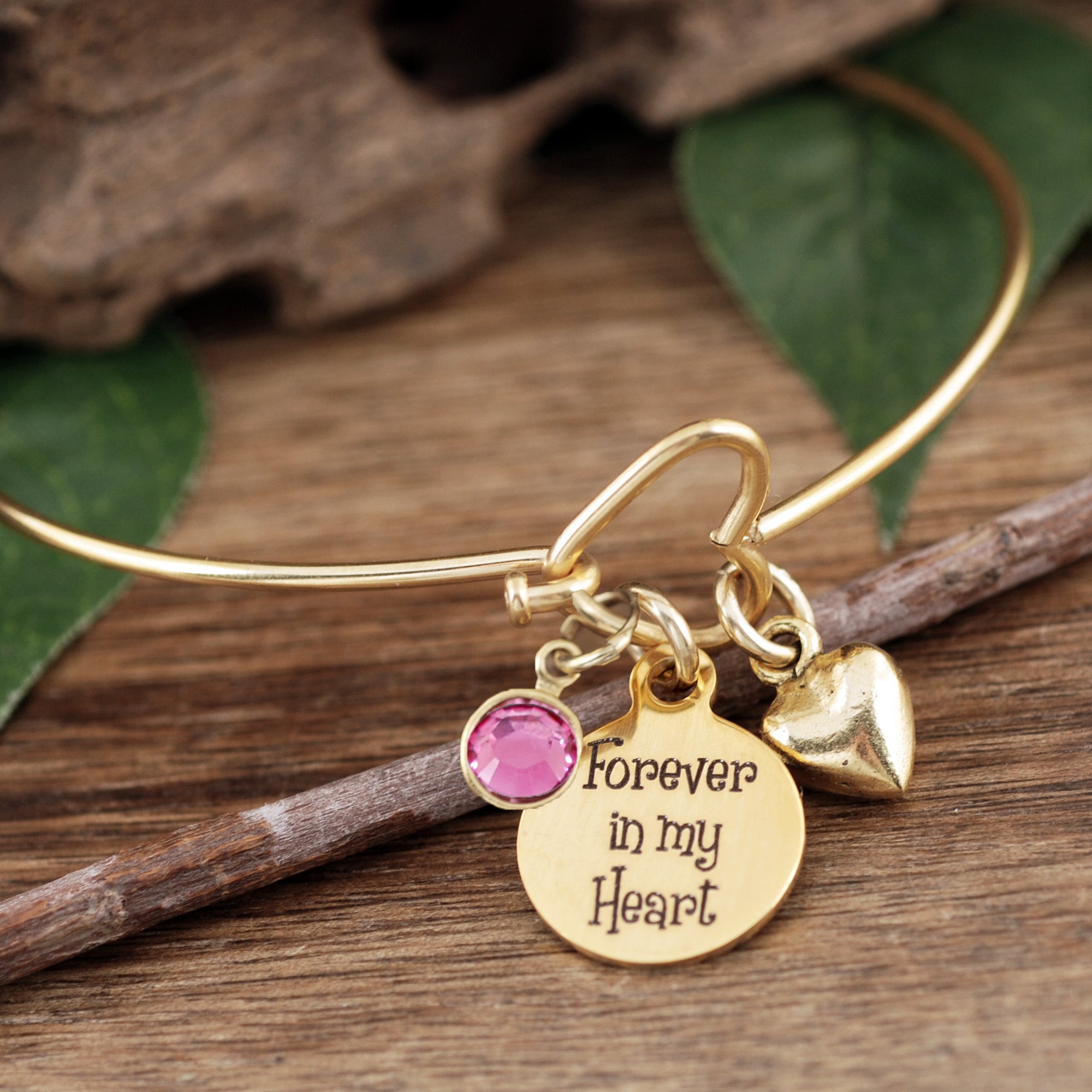 Forever in my Heart Memorial Bracelet