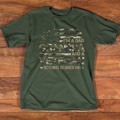 Dad , Grandpa and Veteran Shirt