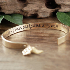 Personalized Pet Memorial Cuff Bracelet